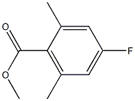 methyl 4-fluoro-2,6-dimethylbenzoate Struktur