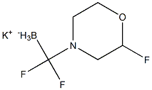 Potassium trifluoro(morpholinomethyl)borate Struktur