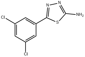 5-(3,5-dichlorophenyl)-1,3,4-thiadiazol-2-amine Structure