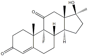  9a-fluoro-17b-hydroxy-17a-Methyl-androst-4-en-3,11-dione