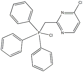 4-chloro-2-((chlorotriphenylphosphoranyl)Methyl)pyriMidine Structure