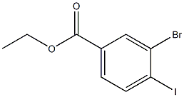 3-BroMo-4-iodo-benzoic acid ethyl ester 结构式