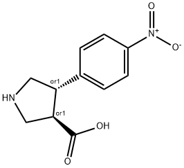 1893597-57-3 (+/-)-trans-4-(4-nitro-phenyl)-pyrrolidine-3-carboxylic acid