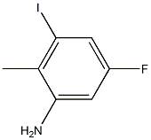 5-fluoro-3-iodo-2-Methylaniline 结构式