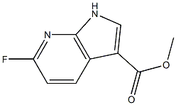 6-Fluoro-7-azaindole-3-caroboxylic acid Methyl ester Structure