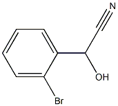 2-(2-broMophenyl)-2-hydroxyacetonitrile,,结构式