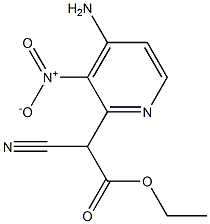 2-(4-氨基-3-硝基吡啶)-2-氰基乙酸乙酯,,结构式