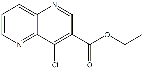 Ethyl 4-chloro-1,5-naphthyridine-3-carboxylate 化学構造式