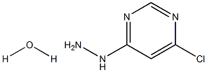 4-氯-6-肼基嘧啶水合物 结构式