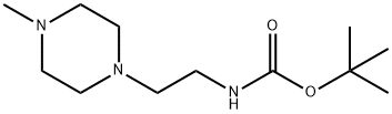 (2-(4-メチルピペラジン-1-イル)エチル)カルバミン酸TERT-ブチル 化学構造式