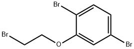 2-(2-ブロモエトキシ)-1,4-ジブロモベンゼン 化学構造式