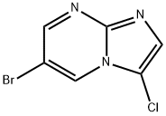 6-broMo-3-chloroiMidazo[1,2-a]pyriMidine 化学構造式