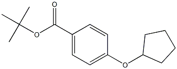 4-Cyclopentyloxy-benzoic acid tert-butyl ester