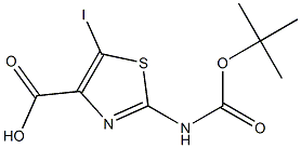 2-tert-ButoxycarbonylaMino-5-iodo-thiazole-4-carboxylic acid|