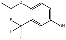 4-乙氧基-3-(三氟甲基)苯酚 结构式