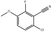 6-Chloro-2-fluoro-3-Methoxybenzonitrile, 97% Struktur