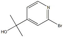 2-(2-BROMO-PYRIDIN-4-YL)-PROPAN-2-OL 结构式