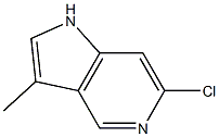 6-chloro-3-Methyl-1H-pyrrolo[3,2-c]pyridine Structure