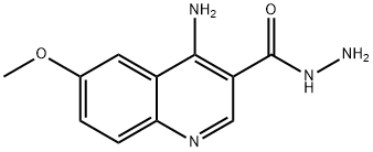 4-AMino-6-Methoxyquinoline-3-carbohydrazide Structure
