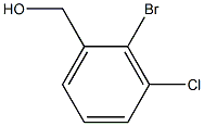 2-溴-3-氯-苯甲醇,,结构式