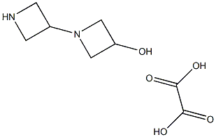 1-(Azetidin-3-yl)azetidin-3-ol oxalate Struktur