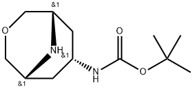 endo-7-(Boc-aMino)-3-oxa-9-aza-bicyclo[3.3.1]nonane,1434141-83-9,结构式