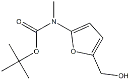 tert-butyl (5-(hydroxyMethyl)furan-2-yl)MethylcarbaMate 结构式