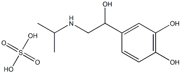 L-Isoproterenol Sulphate, , 结构式