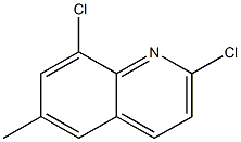 2, 8-dichloro-6-Methylquinoline 化学構造式
