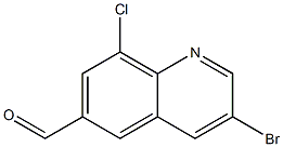 3-溴-8-氯喹啉-6-甲醛