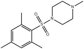 1-((4-broMo-2,6-diMethylphenyl)sulfonyl)-4-Methylpiperazine Struktur