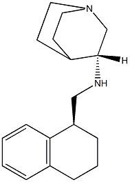 (R)-N-(((S)-1,2,3,4-tetrahydronaphthalen-1-yl)Methyl)quinuclidin-3-aMine Structure