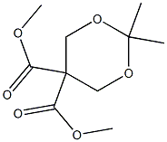 diMethyl 2,2-diMethyl-1,3-dioxane-5,5-dicarboxylate Structure