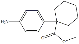 Methyl 1-(4-aMinophenyl)cyclohexanecarboxylate Structure