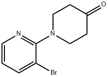 1-(3-broMopyridin-2-yl)piperidin-4-one Structure