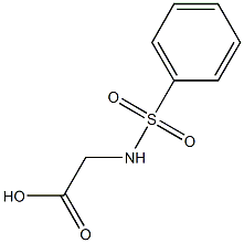 (phenylsulfonyl)glycine Structure