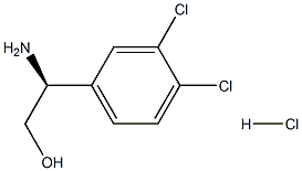 (S)-2-AMino-2-(3,4-dichlorophenyl)ethanol hydrochloride Structure