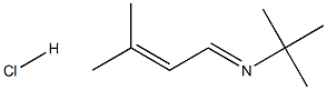 N-tert-Butyl-3-Methyl-buten-1-iMine Hydrochloride Structure