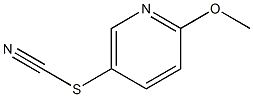 2-Methoxy-5-thiocyanato-pyridine Structure