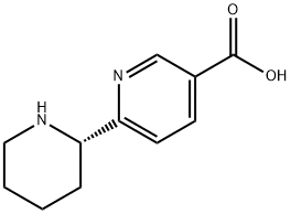 (S)-6-(PIPERIDIN-2-YL)NICOTINIC ACID 结构式