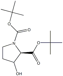 Boc-D-hydroxyproline tert-butyl ester Struktur