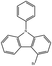 4-broMo-9-phenyl-9H-carbazole Structure