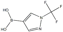 (1-(TrifluoroMethyl)-1H-pyrazol-4-yl)boronic acid,,结构式