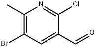 5-BroMo-2-chloro-6-Methyl-pyridine-3-carbaldehyde, 1935331-10-4, 结构式