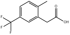 2-METHYL-5-(TRIFLUOROMETHYL)PHENYLACETIC ACID price.