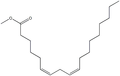 6(Z),9(Z)-OCTADECADIENOIC ACID METHYL ESTER 化学構造式
