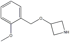 3-[(2-Methoxybenzyl)oxy]azetidine Struktur