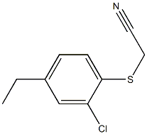 4-Ethylcyano-2-chlorothioansole Struktur