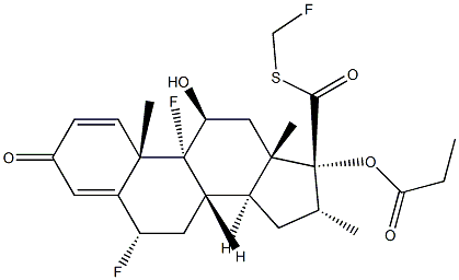 Fluticasone EP IMpurity E Structure