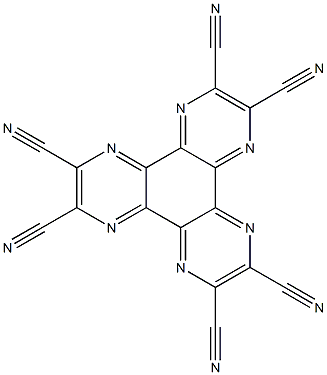 1,4,5,8,9,12-HEXAAZA-TRIPHENYLENE-2,3,6,7,10,11-HEXACARBONITRILE,,结构式